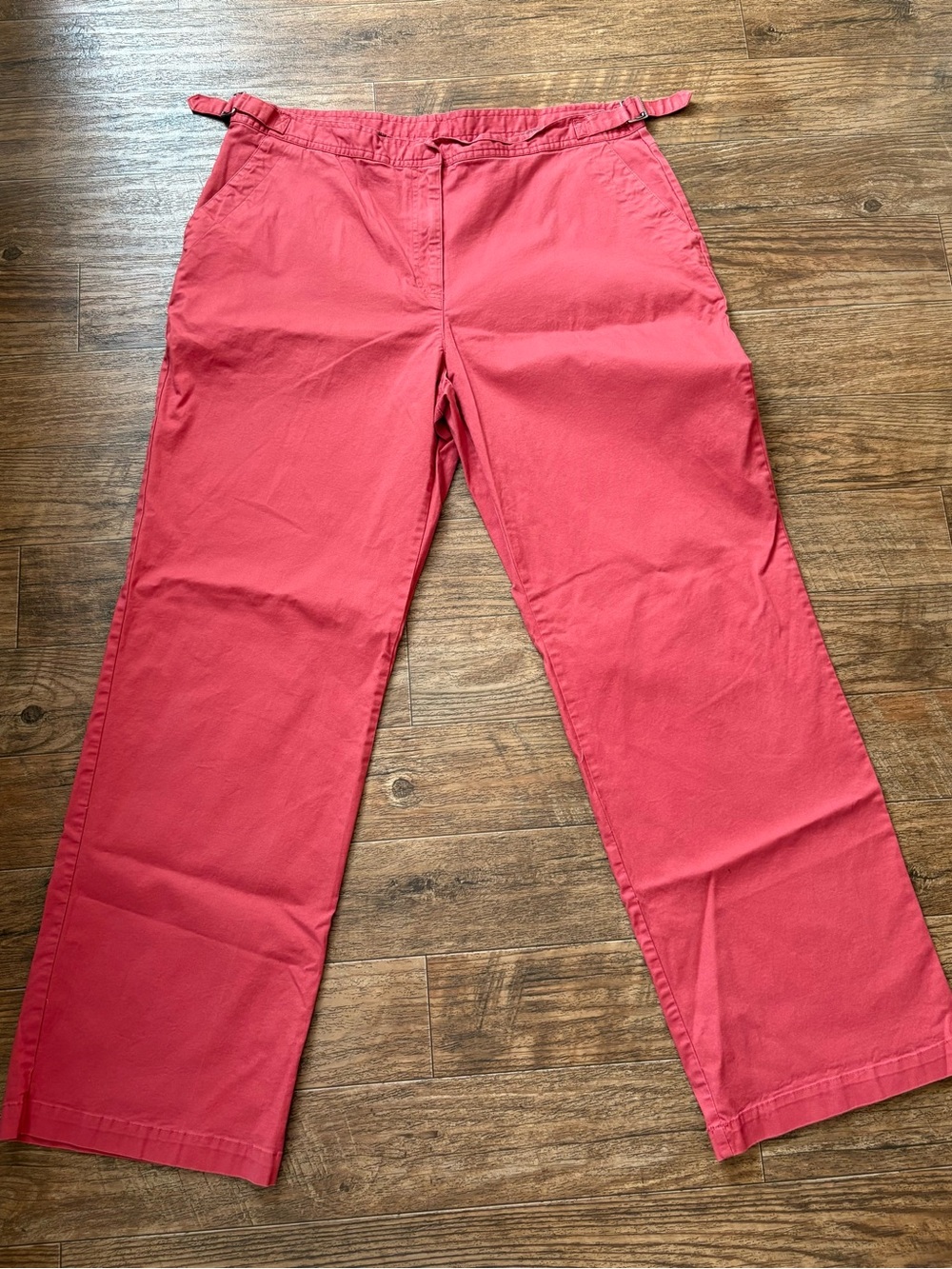 Sag Harbor Sport Straight Leg Pants in Coral Size 16